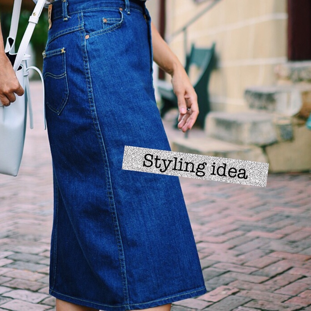 Lena Denim Skirt Size 10